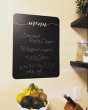 Load image into Gallery viewer, Chalkboard Menu vinyl decal